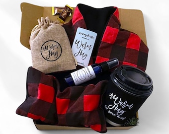 Love You Gift Box, Husband Boyfriend Basket, Comfort Warm Up Packs, Unique Different Useful Valentine Present, A Warm Hug Cozy Care Package