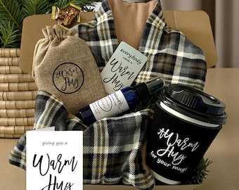 Any Time Care Package for Him Her, Get Well Soon, Mental Health, Coffee Gift Box, Masculine Gender Neutral Cancer Gift Set Emotional Support