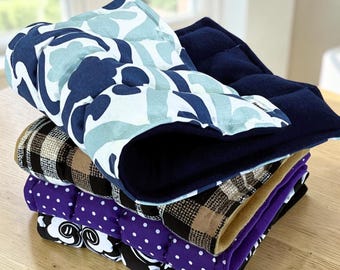 Heat Therapy for Men or Women, Microwave Heating Pad Flannel Soft