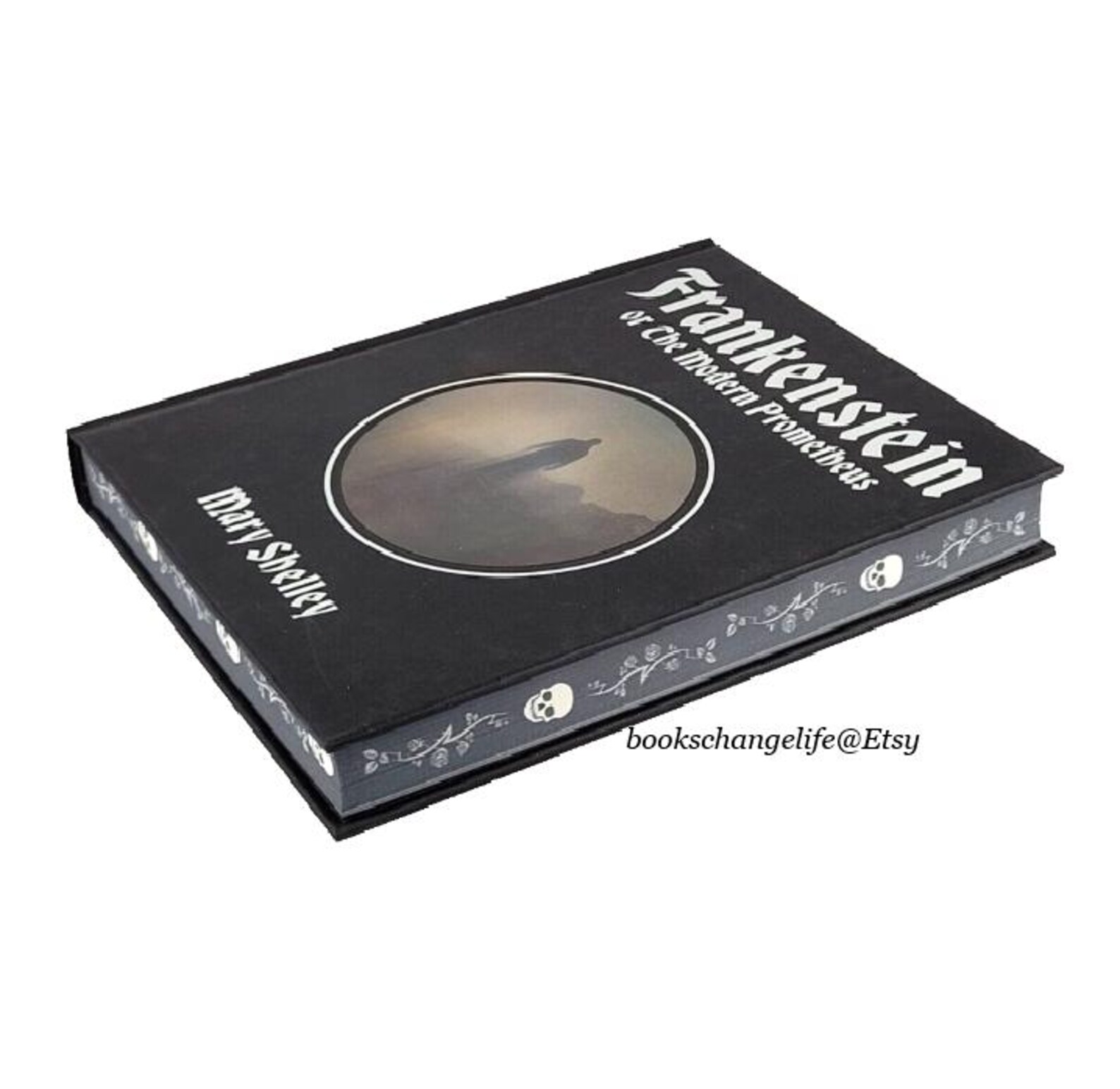 FRANKENSTEIN by Mary Shelley Deluxe Hardcover Edition With Painted