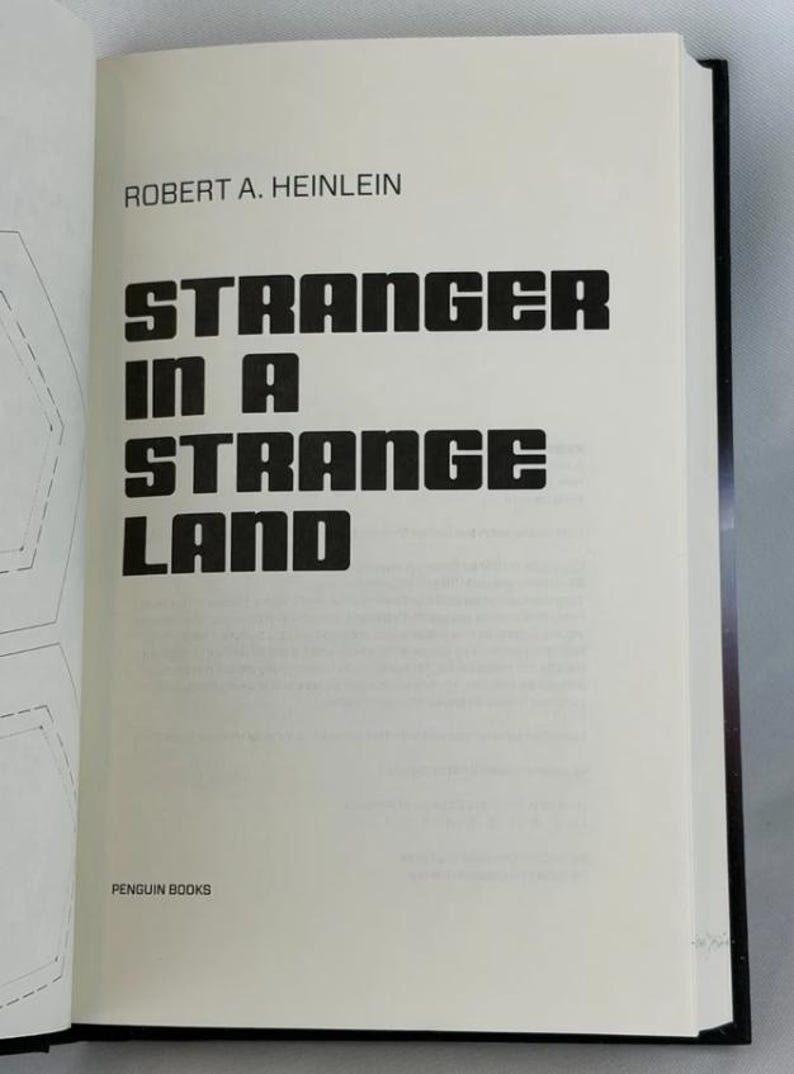 Rare - STRANGER in a STRANGE LAND by Robert Heinlein Limited Edition - Etsy