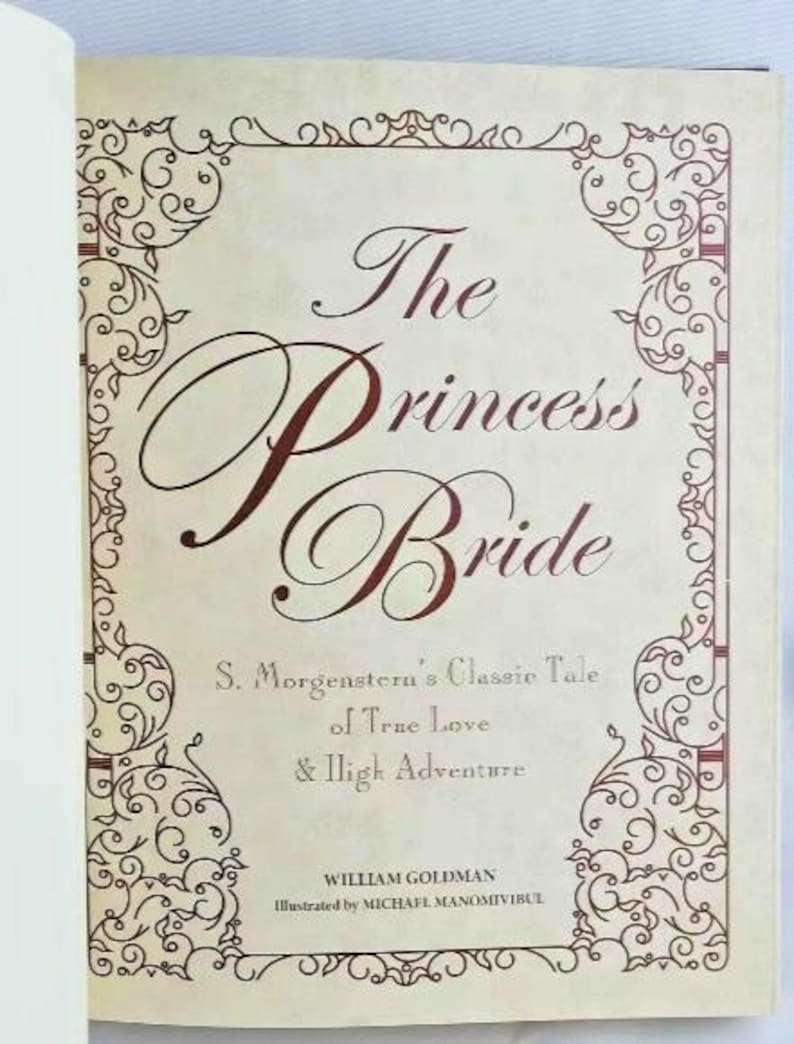 The PRINCESS BRIDE by William Goldman Illustrated Deluxe Limited ...