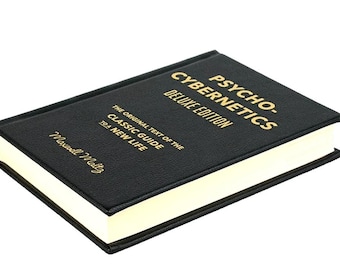 New PSYCHO-CYBERNETICS by Maxwell Maltz Deluxe Vegan Leather Bound
