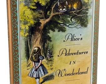 ALICE'S ADVENTURES In WONDERLAND by Lewis Carroll Deluxe Gilded Classic