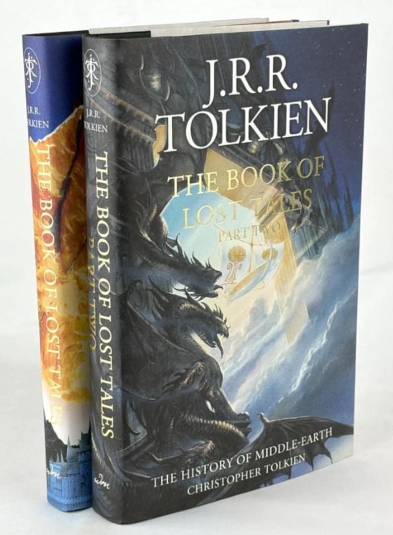 The Book of Lost Tales Part 1 & 2 by J.R.R. Tolkien Middle earth tales *New* image 1