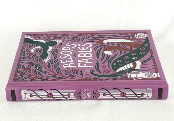 Aesop's Fables by Aesop Deluxe Leather Bound Classic Illustrated