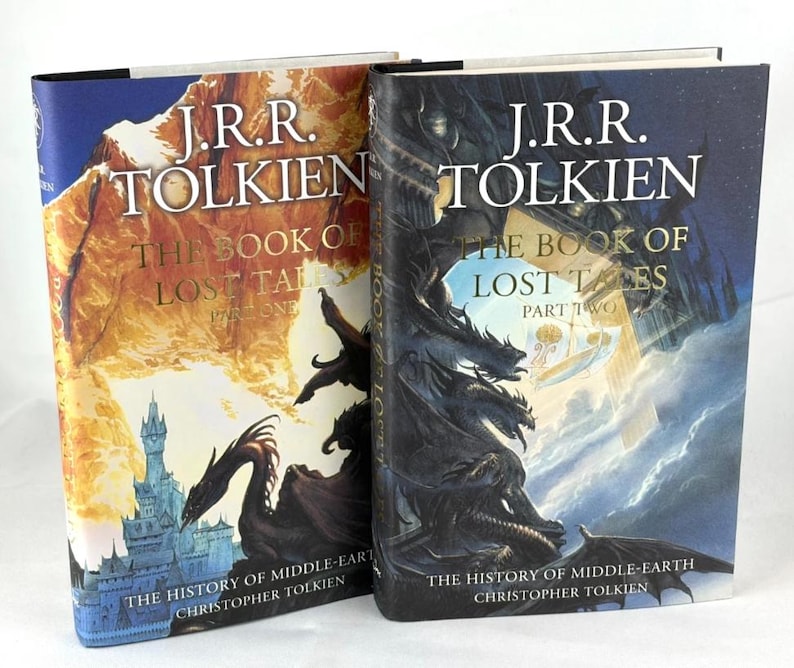 The Book of Lost Tales Part 1 & 2 by J.R.R. Tolkien Middle earth tales *New* image 2