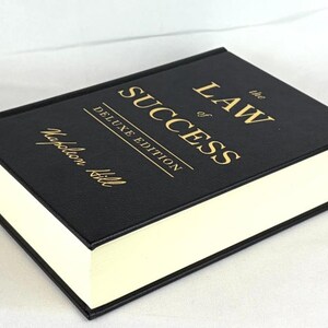 The LAW of SUCCESS by Napoleon Hill Deluxe Leather Bound Classic Edition Bild 3