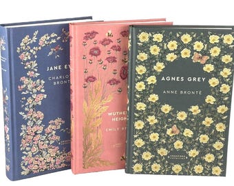 Bronte Sisters 3 Cranford Collection: Wuthering Heights, Jane Eyre Agnes Grey Deluxe Classic Book