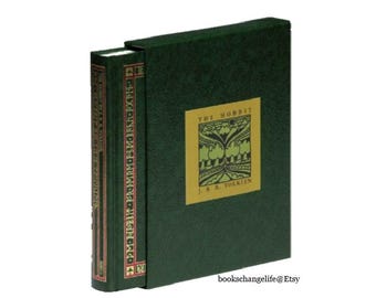 THE HOBBIT or There and Back Again by J.R.R. Tolkien Deluxe Slipcased Edition JRR Tolkien *New Sealed*