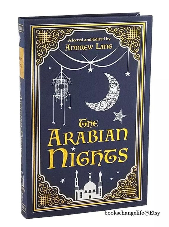 The ARABIAN NIGHTS by Andrew Lang Soft Faux Leather Flexi Bound