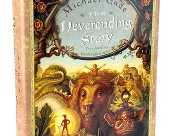 THE NEVERENDING STORY by Michael Ende Illustrated Hardcover Classic