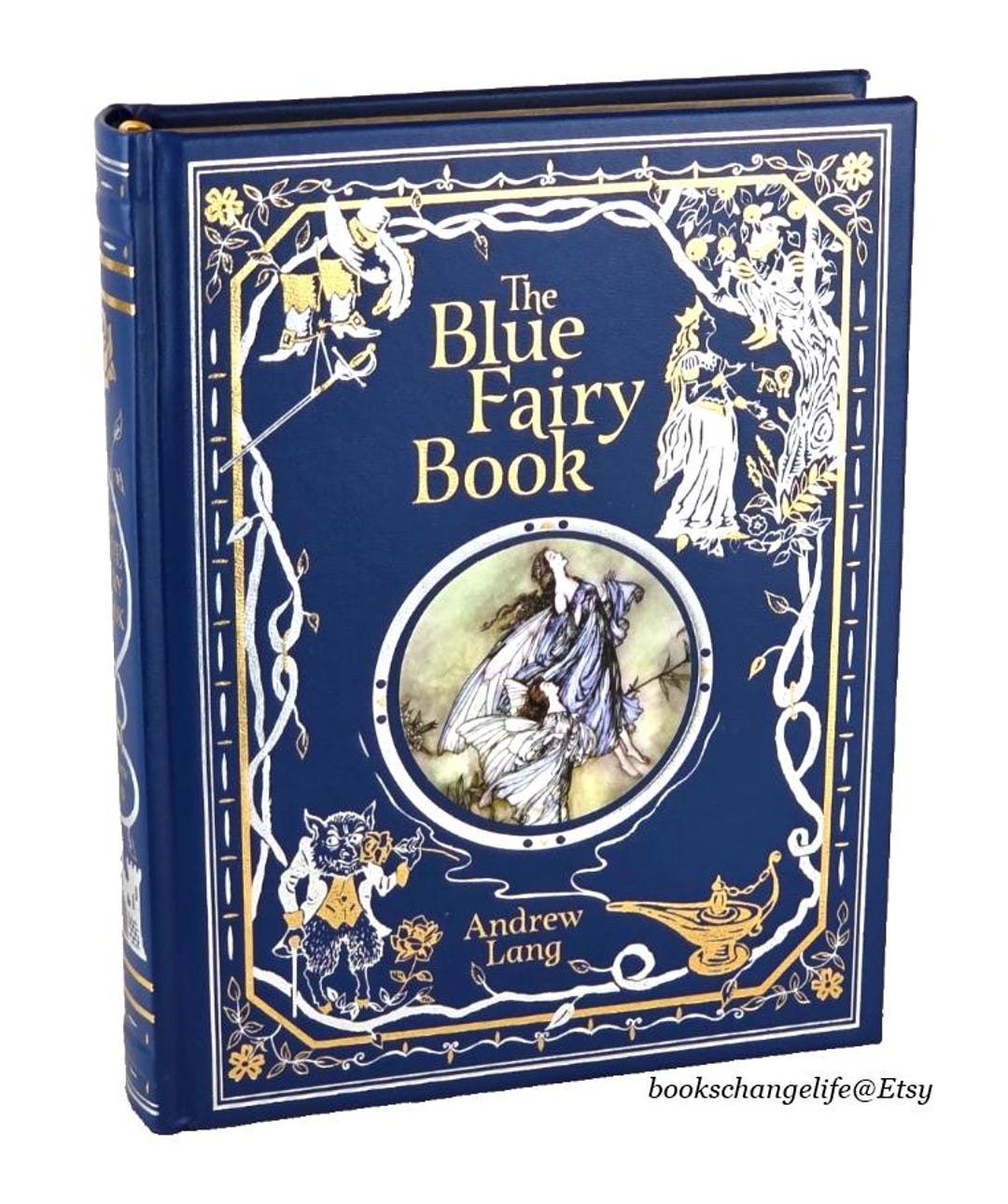The BLUE FAIRY BOOK by Andrew Lang Deluxe Leather Bound Classic - Etsy