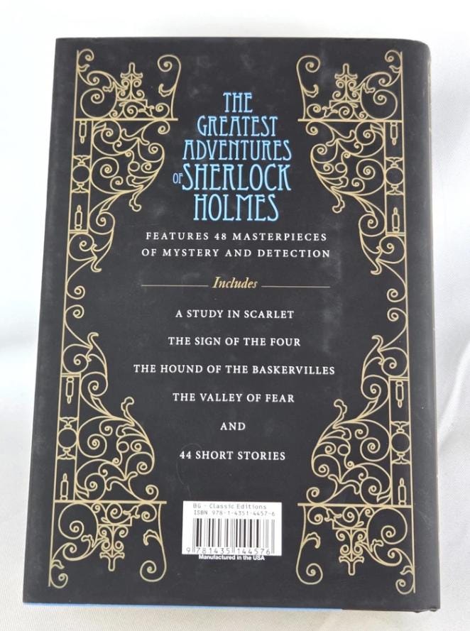 SHERLOCK CHRONICLES 洋書　レア The Greatest Adventures of SHERLOCK HOLMES by Arthur Conan Doyle