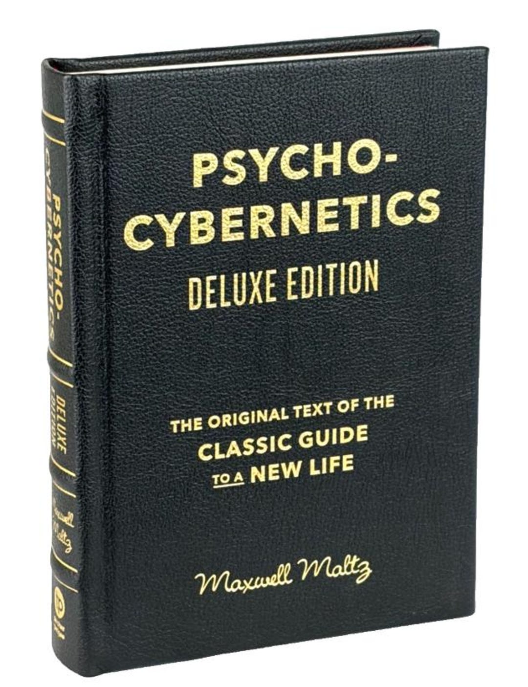 New PSYCHO-CYBERNETICS by Maxwell Maltz Deluxe Vegan Leather Bound