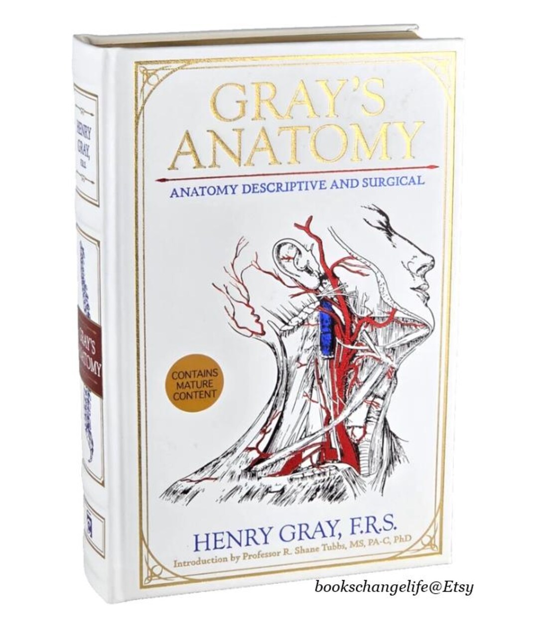 GRAY'S ANATOMY by Henry Gray Deluxe Leather Bound Edition With