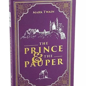 The PRINCE & The PAUPER by Mark Twain Soft Faux Leather Cover - New - Classic Book