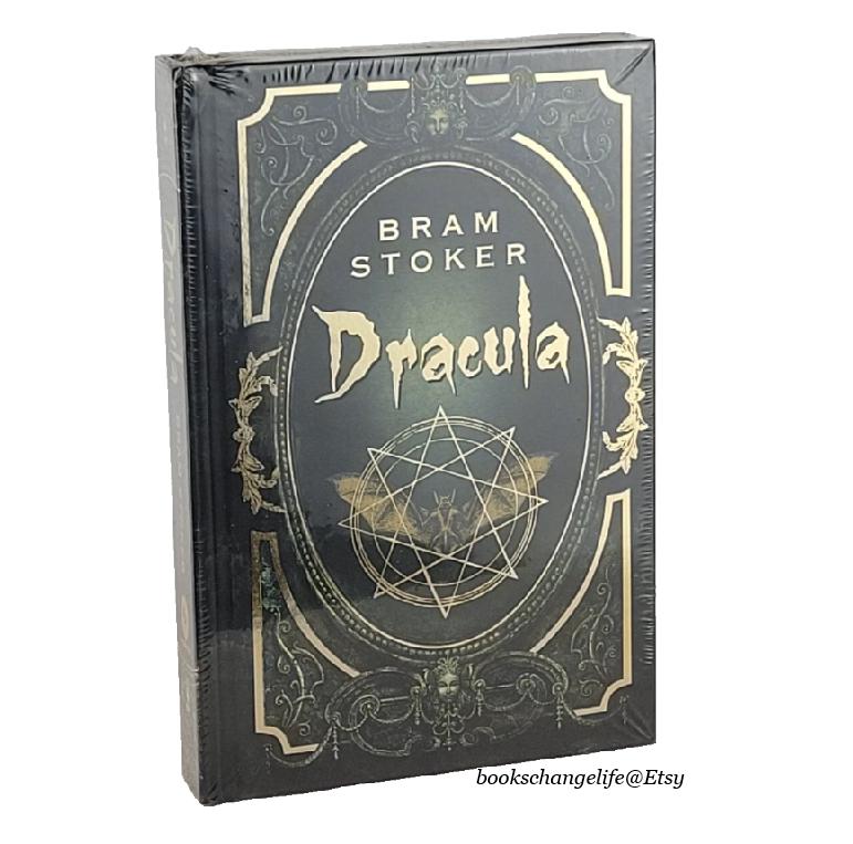 DRACULA by Bram Stoker Deluxe Hardbound Edition Gilded Pages New Sealed Classic Horror Book