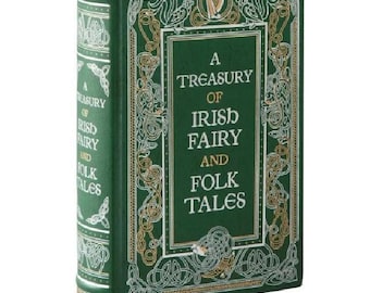 A Treasury of Irish Fairy and Folk Tales Deluxe Bonded Leather Collectible NEW SEALED Classic