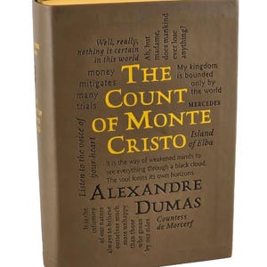 The COUNT Of MONTE CRISTO by Alexandre Dumas Soft Faux Leather edition New Classic Book