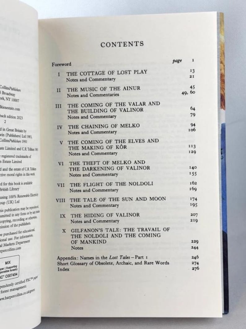 The Book of Lost Tales Part 1 & 2 by J.R.R. Tolkien Middle earth tales *New* image 10