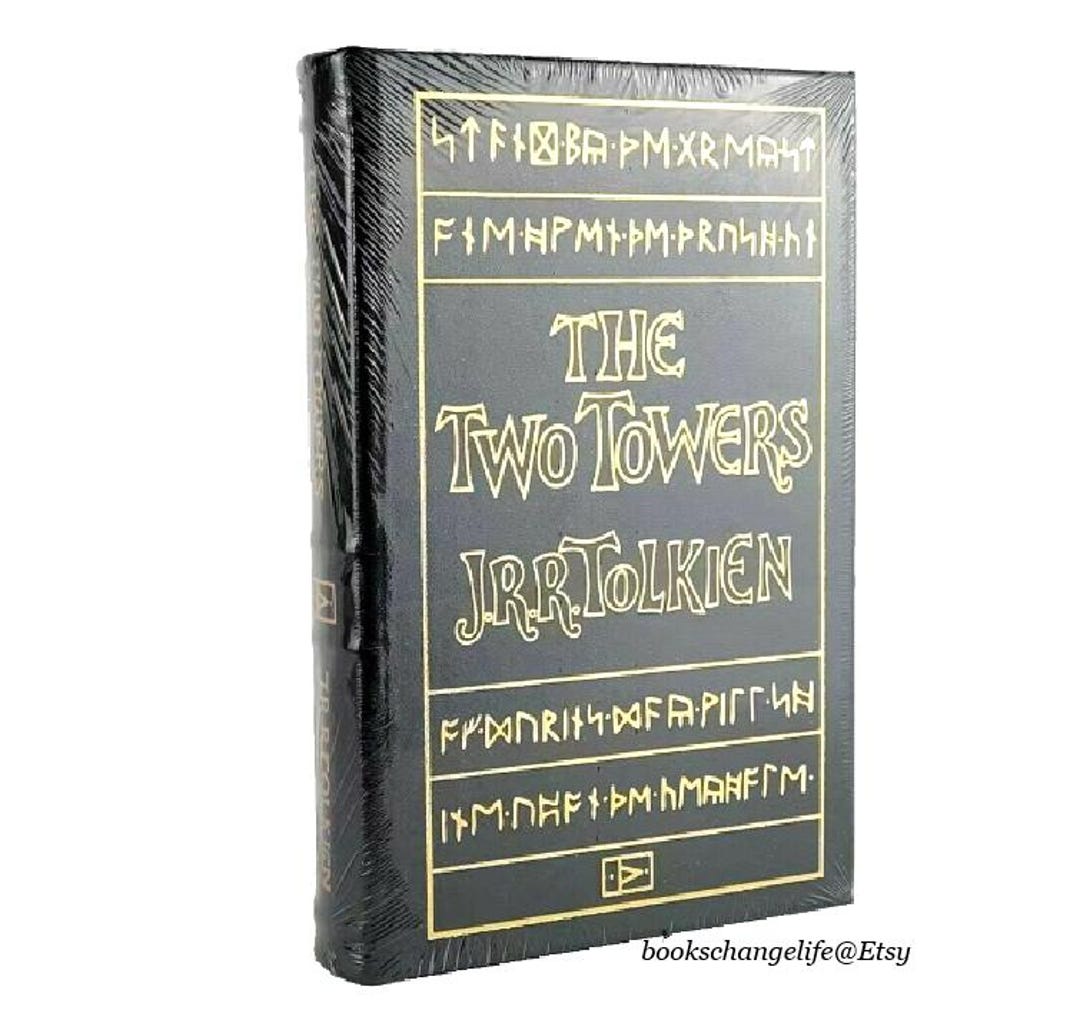The TWO TOWERS by J.R.R. Tolkien Easton Press Lord of the Rings Series ...