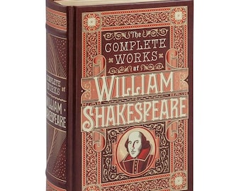The Complete Works of William Shakespeare Bonded Leather Collectible Hardcover Edition NEW SEALED