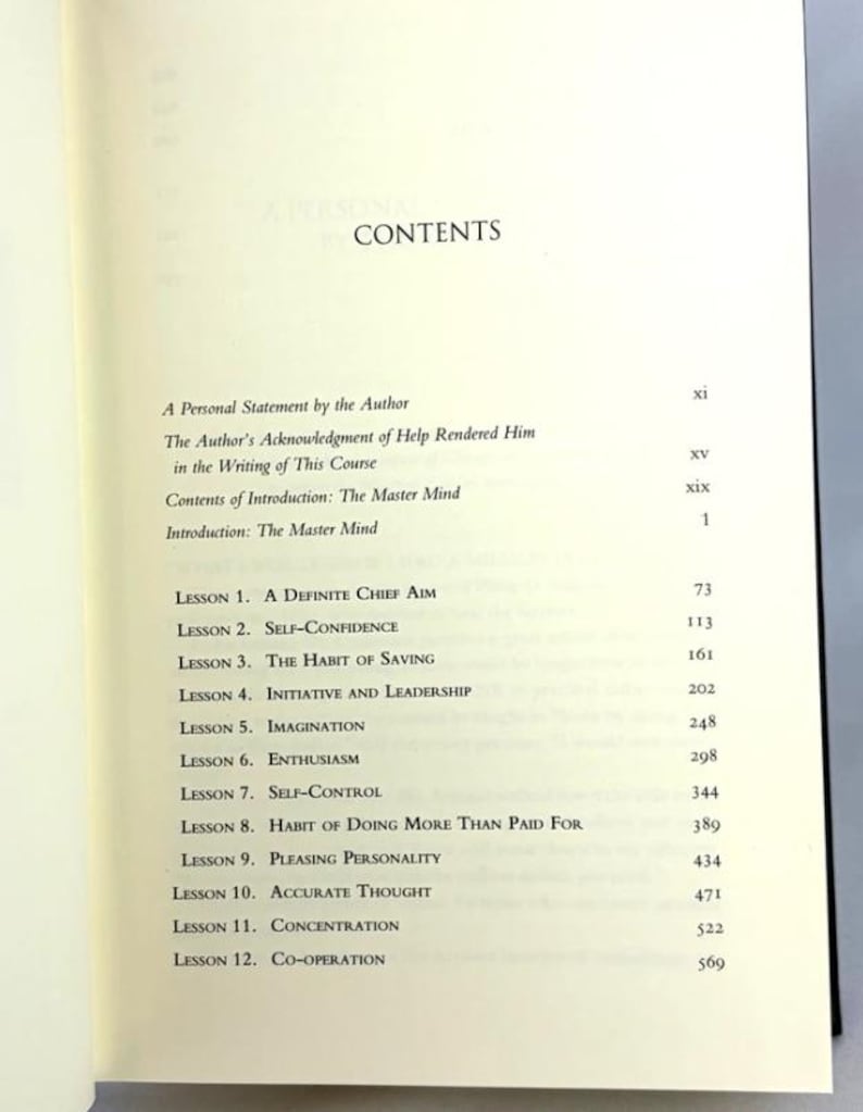 The LAW of SUCCESS by Napoleon Hill Deluxe Leather Bound Classic Edition Bild 6