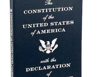 Pocket Leather Bound Constitution and Declaration of Independence