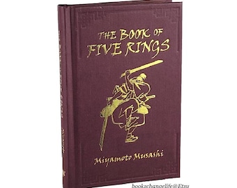 The BOOK of FIVE RINGS by Miyamoto Musashi Deluxe Compact Illustrated Hardcover New Classic Book