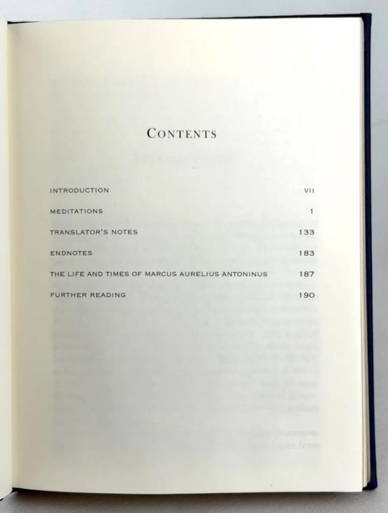 Rare - MEDITATIONS by Marcus Aurelius George Long (8"x6") Deluxe Leather Bound *New* image 6
