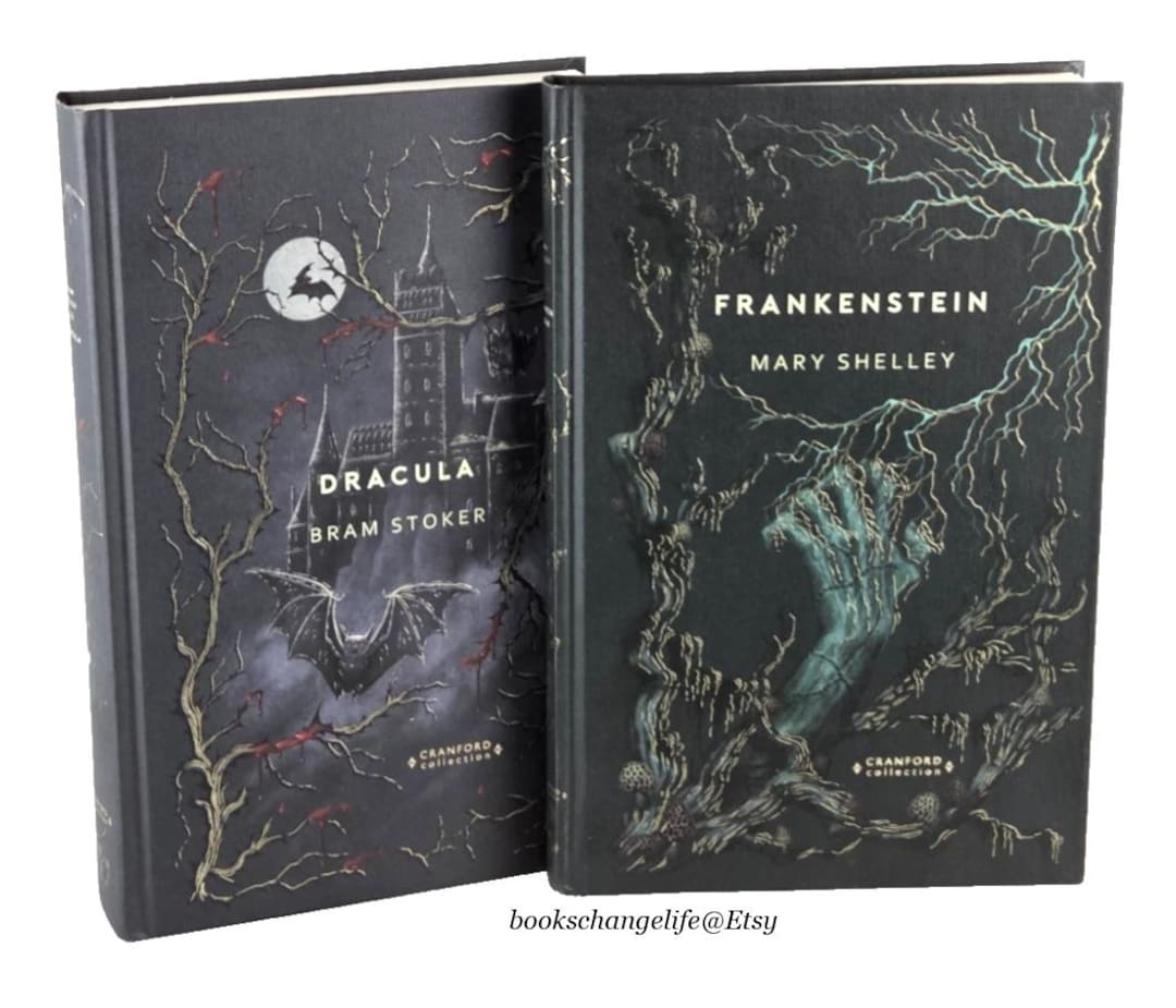 DRACULA by Bram Stoker & FRANKENSTEIN by Mary Shelley Cranford