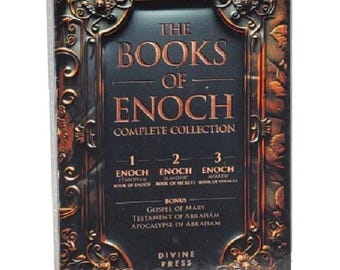 The Books of Enoch: Complete Collection 3 Books + Bonus Apocryphal texts Illustrated New Hardcover Book