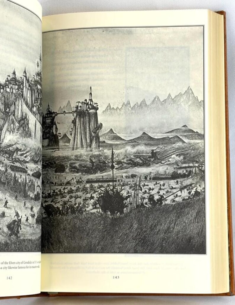 New - An ENCYCLOPEDIA Of TOLKIEN by David Day Deluxe Leather Bound Edition image 10