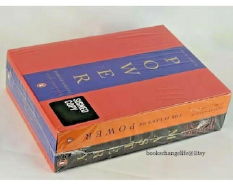 The 48 LAWS of POWER (Signed) & MASTERY by Robert Greene Paperback Boxed Set *Brand New Sealed*