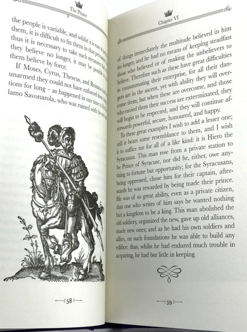 Livre compact classique de luxe The Prince de Niccolò Machiavelli image 5