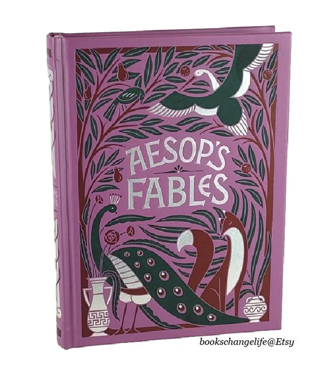 Aesop's Fables by Aesop Deluxe Leather Bound Classic Illustrated