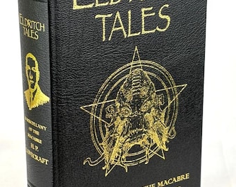 Eldritch Tales by H.P. Lovecraft, Deluxe Leather Bound Illustrated Edition