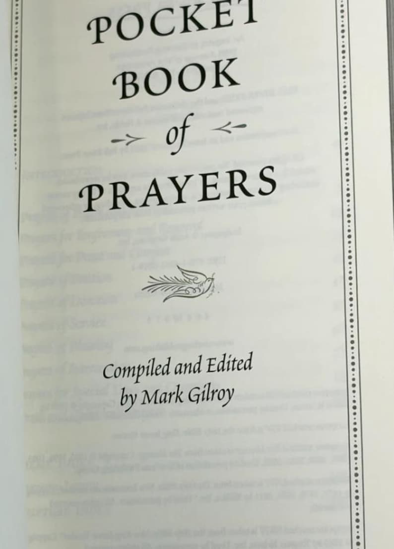 Leather Bound Pocket Prayer Book: Gilded Pages, Classic Edition image 5
