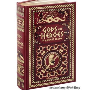 Gods and Heroes of Ancient Greece by Gustav Schwab Deluxe Bonded Leather Collectible Edition New Sealed Classic Book
