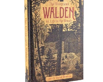 THE ILLUSTRATED WALDEN or Life in the Woods by Henry David Thoreau Illustrated Edition *New*