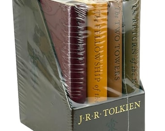 New Sealed - JRR Tolkien Hobbit & Lord of The Rings Leather Bound Pocket Boxed Set