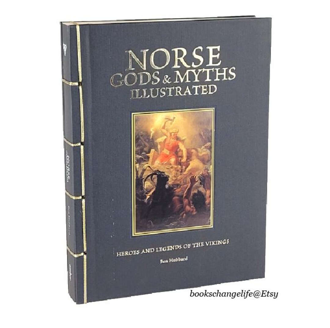 NORSE GODS & MYTHS Illustrated by Ben Hubbard Deluxe Traditional Bound ...