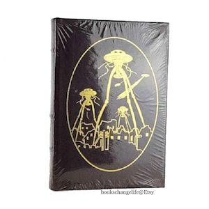 The WAR Of The WORLDS by H.G. Wells  Deluxe Easton Press Leather Bound Hardcover Classic *New Sealed*