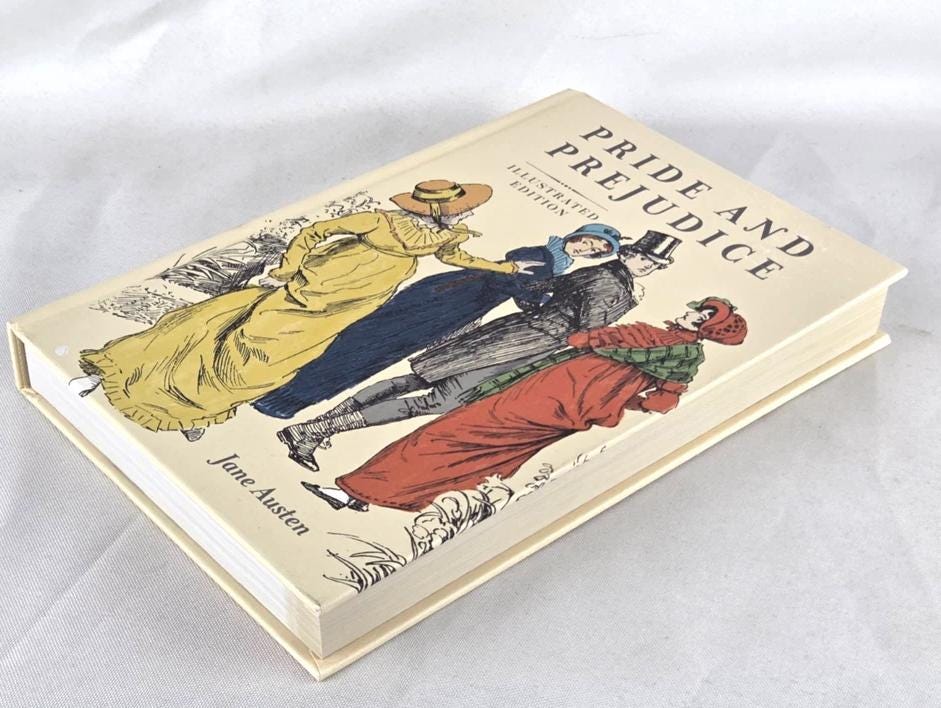 PRIDE AND PREJUDICE by Jane Austen Deluxe Illustrated Edition New ...
