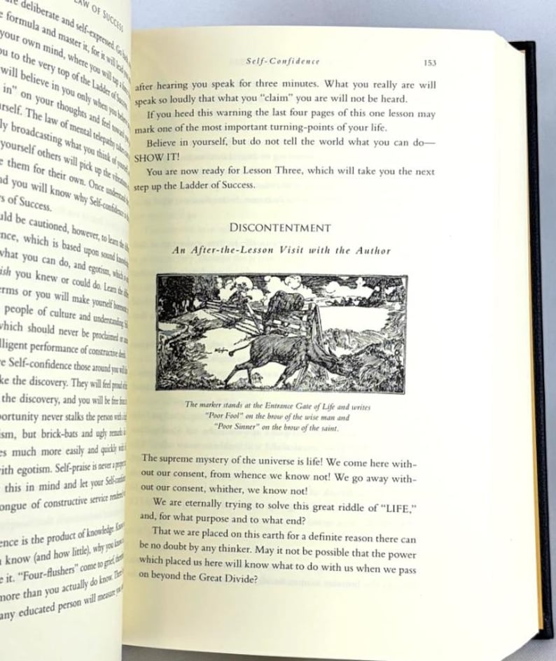 The LAW of SUCCESS by Napoleon Hill Deluxe Leather Bound Classic Edition Bild 4