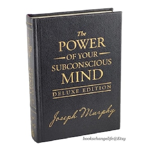 The POWER Of Your SUBCONSCIOUS MIND by Joseph Murphy Deluxe Vegan Leather Bound *Brand New*