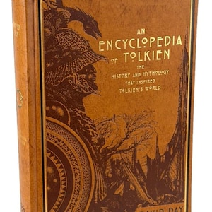 New - An ENCYCLOPEDIA Of TOLKIEN by David Day Deluxe Leather Bound Edition image 1