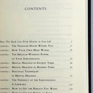 The POWER Of Your SUBCONSCIOUS MIND by Joseph Murphy Deluxe Leather Bound image 8