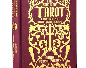The BOOK Of TAROT by Sahar Huneidi-Palmer Deluxe Illustrated Hardcover Edition Gilded Pages New Book